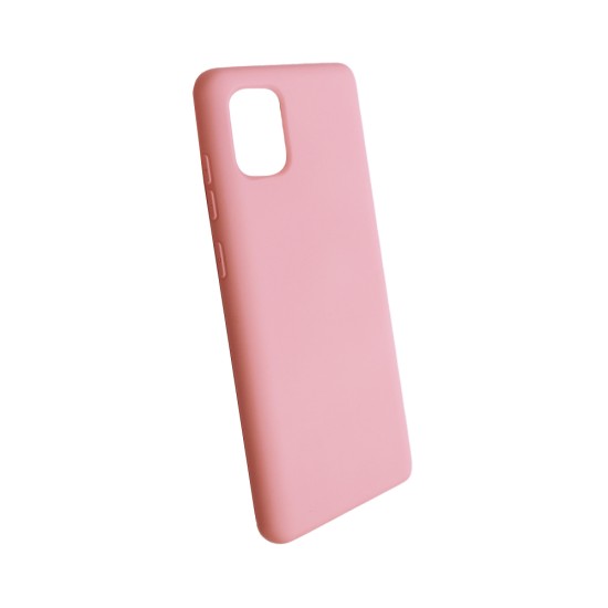 Capa de Silicone para Samsung Galaxy Note 10 Lite /A81 Rosa